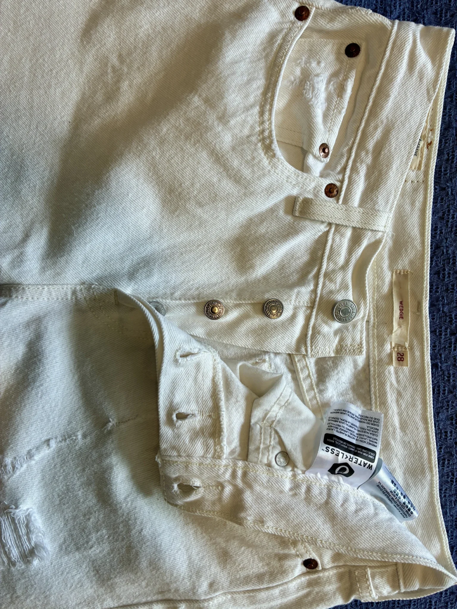 Image for White ripped denim jeans - Levi’s