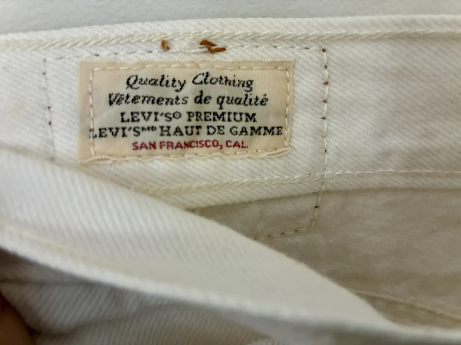 Image for White ripped denim jeans - Levi’s