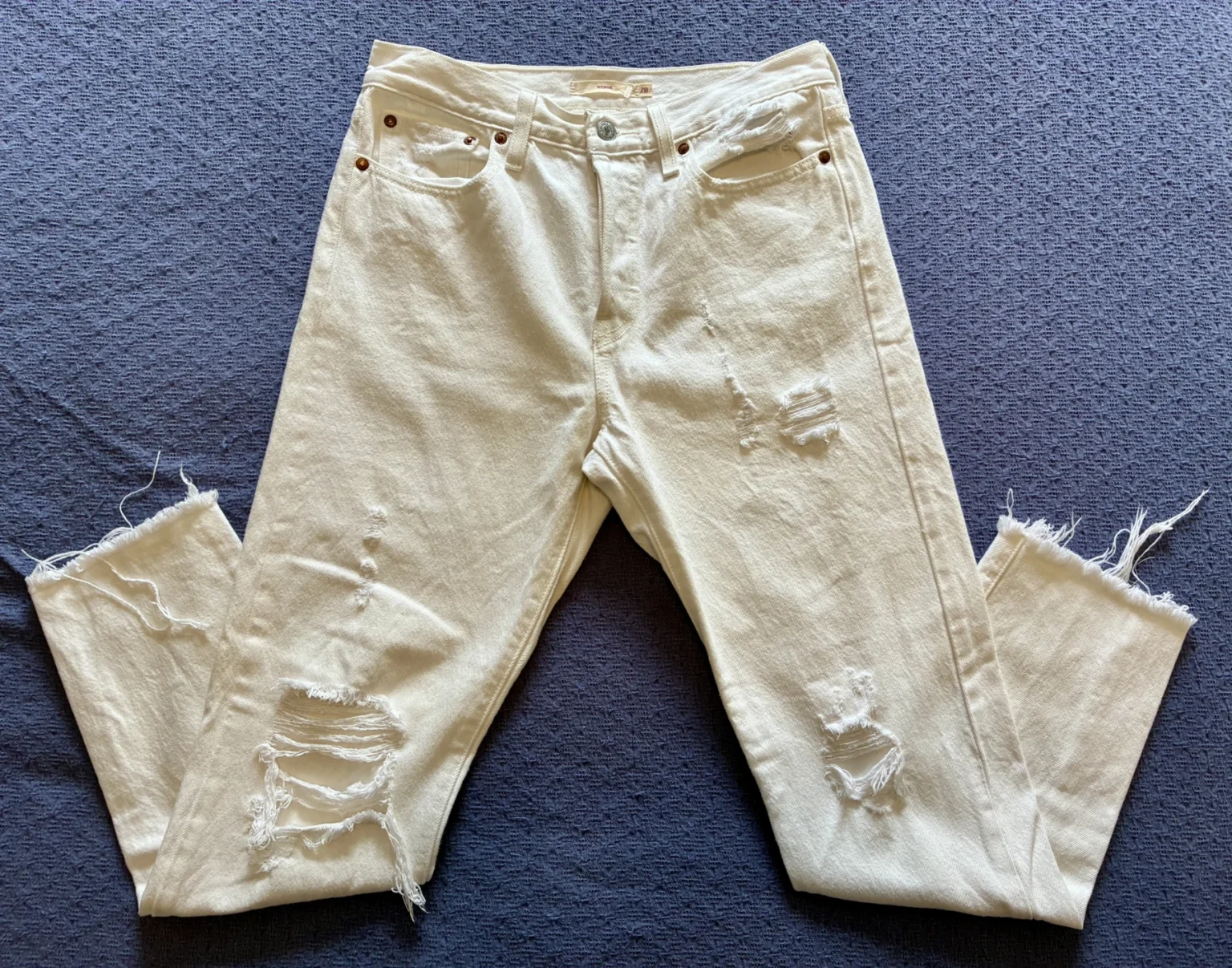 Image for White ripped denim jeans - Levi’s