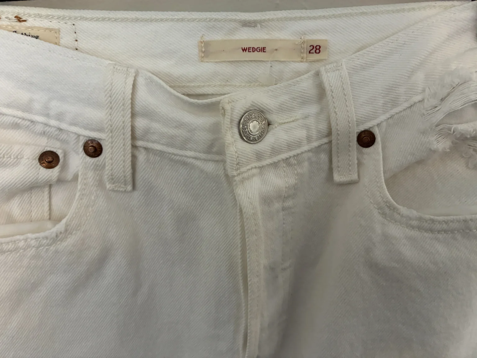 Image for White ripped denim jeans - Levi’s