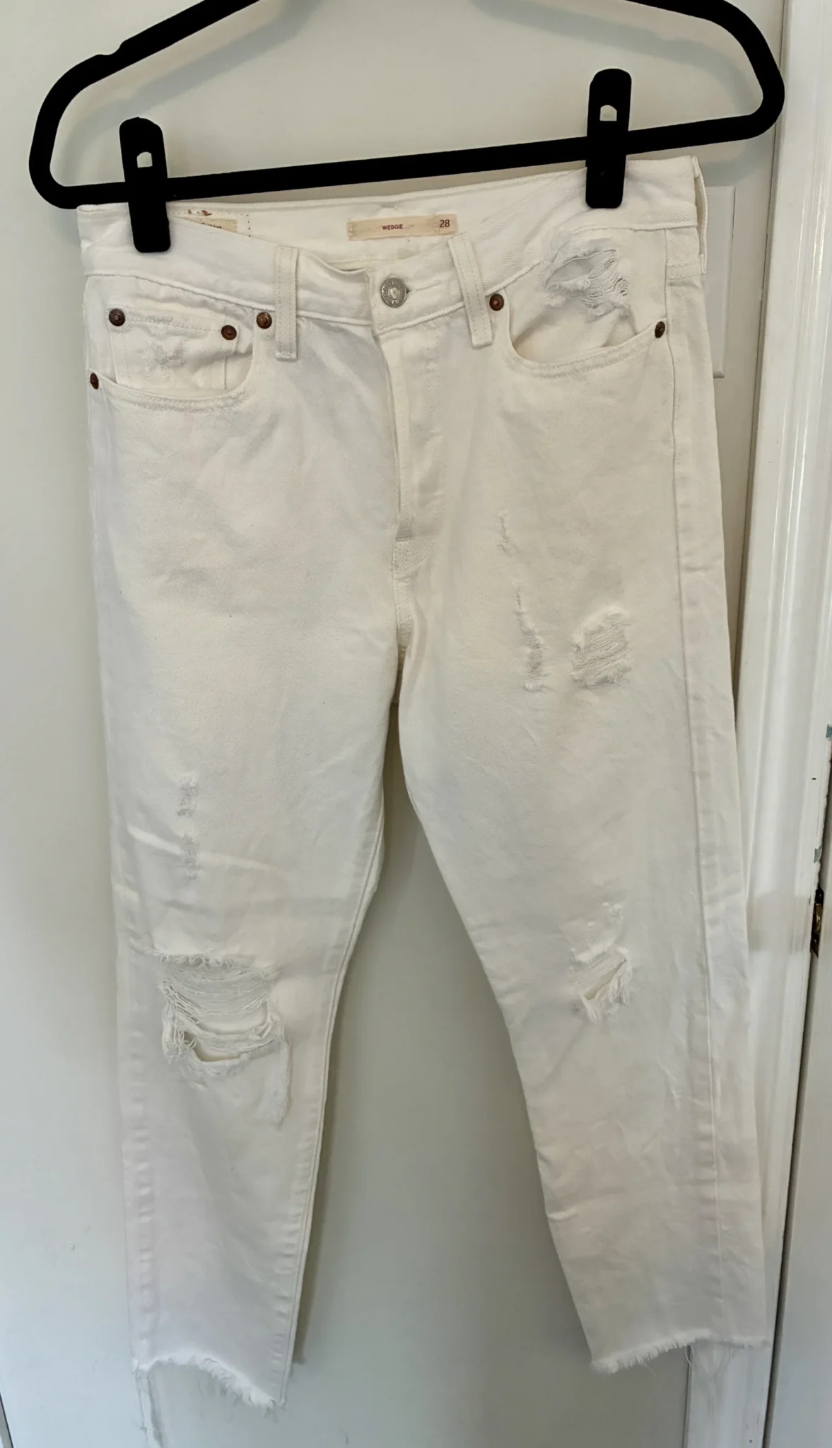 Image for White ripped denim jeans - Levi’s