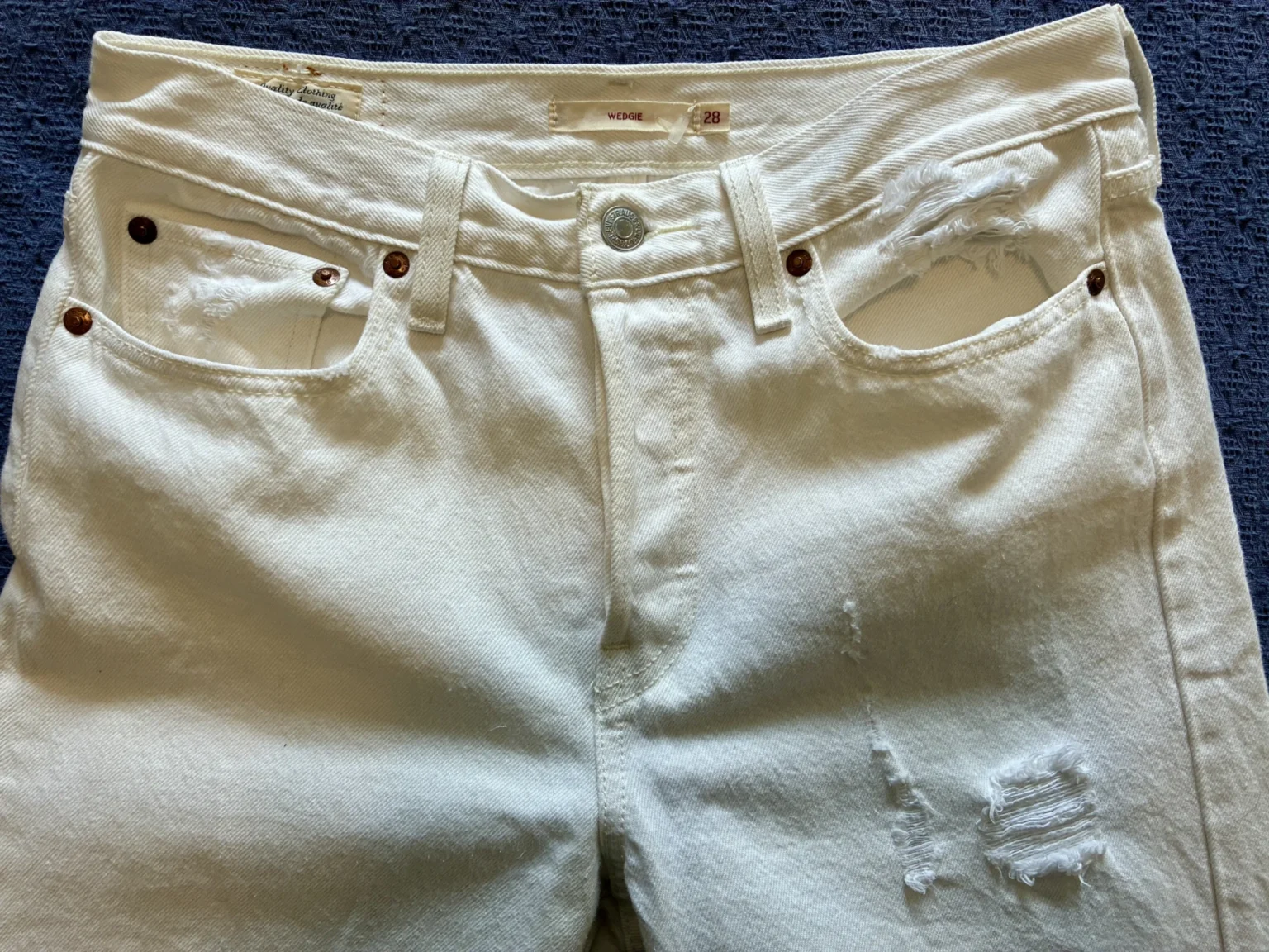 Image for White ripped denim jeans - Levi’s