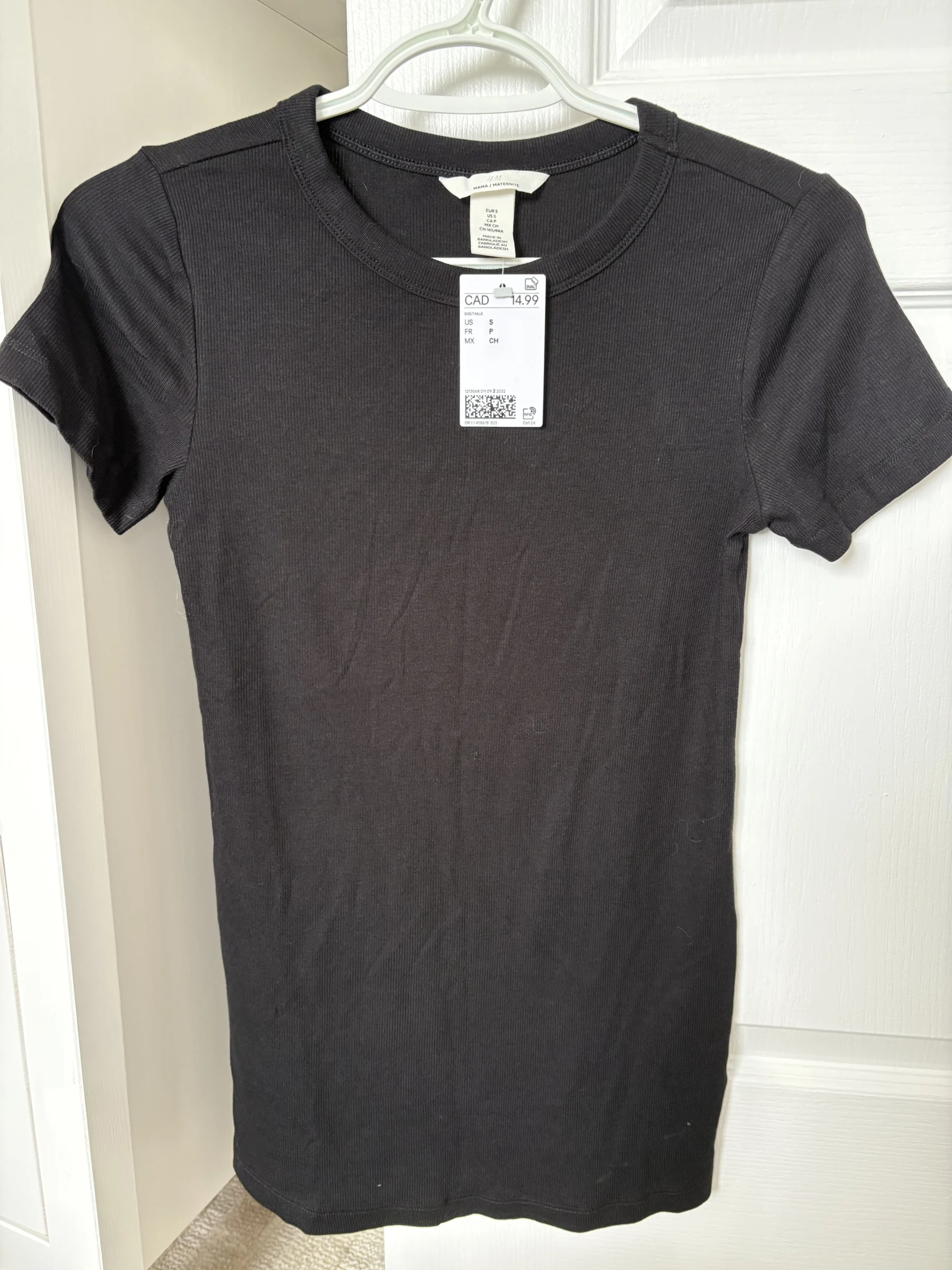 Black maternity T-shirt HM seconde main