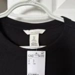 Thumbnail for Black maternity T-shirt