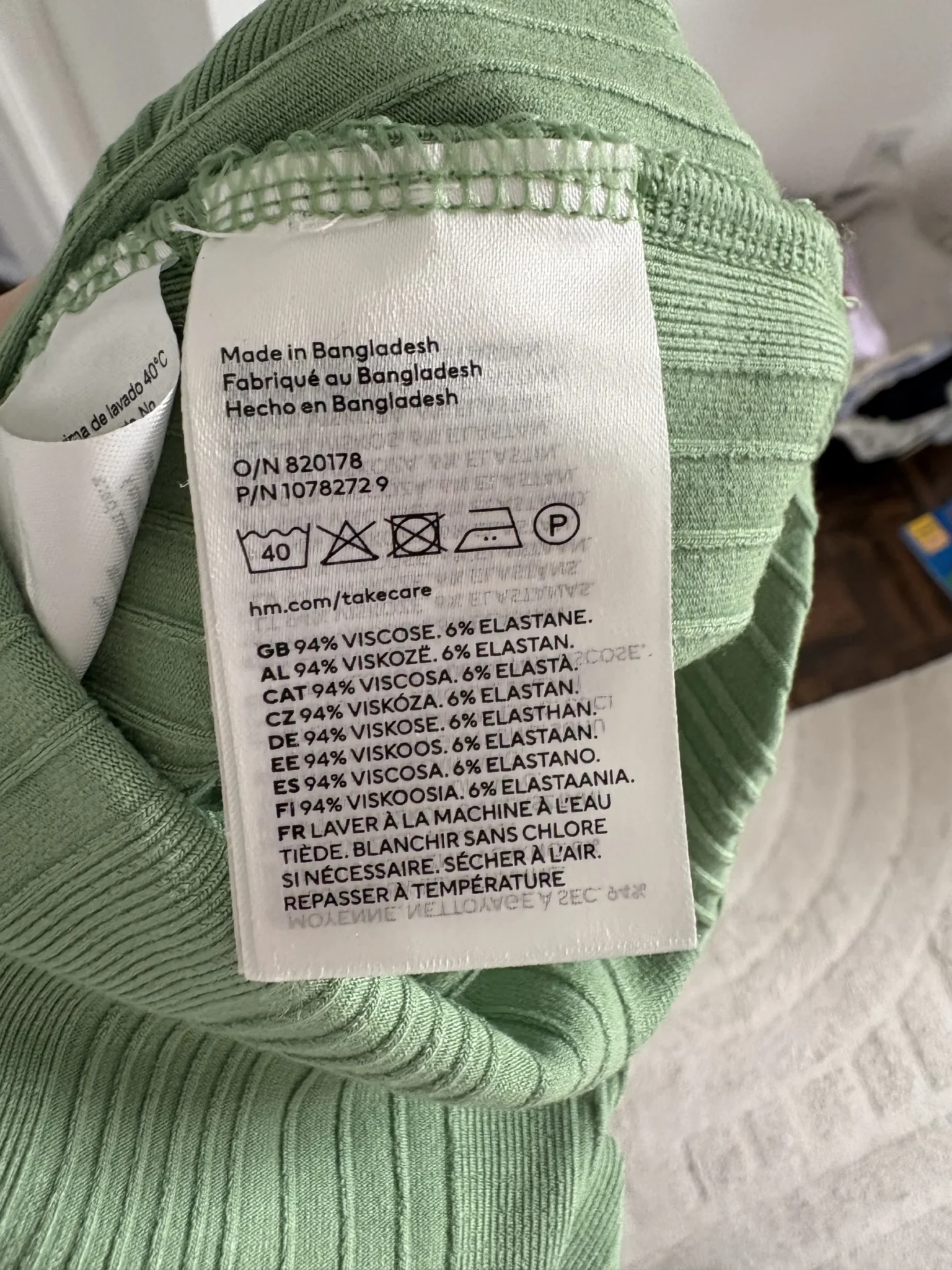 Image for Green maternity dress