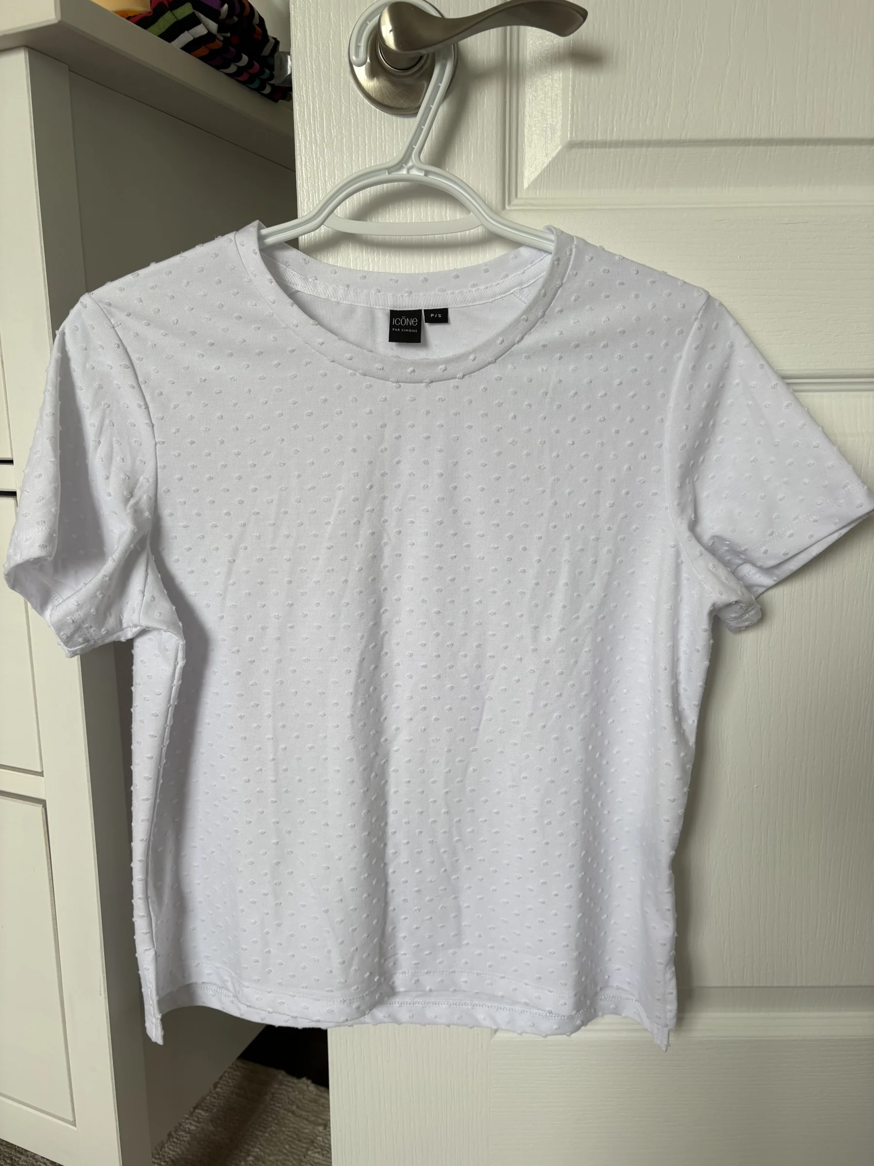 White Simons T-shirt Simons seconde main