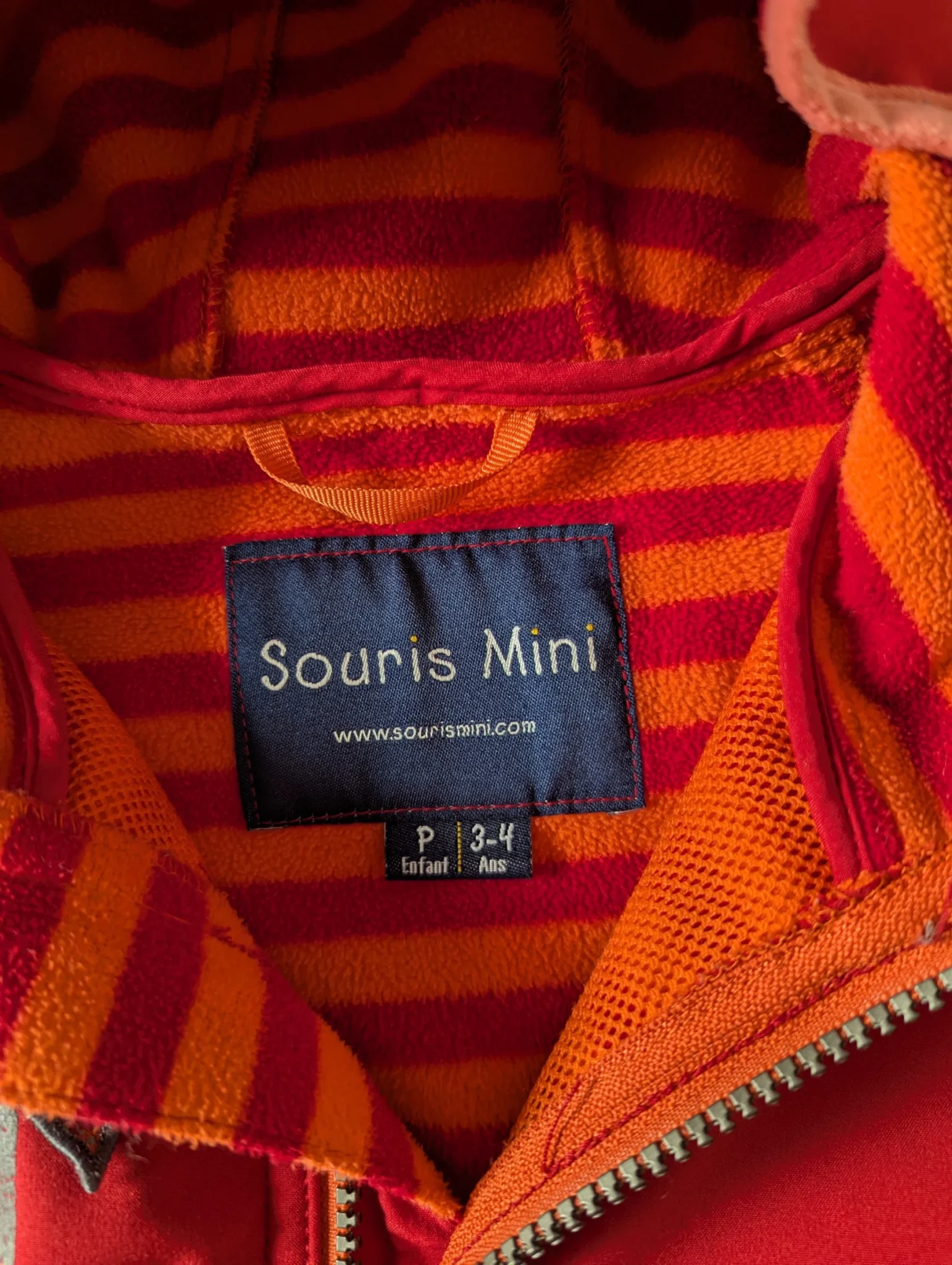 Image for Souris Mini mid-season coat, sizes 3–4T