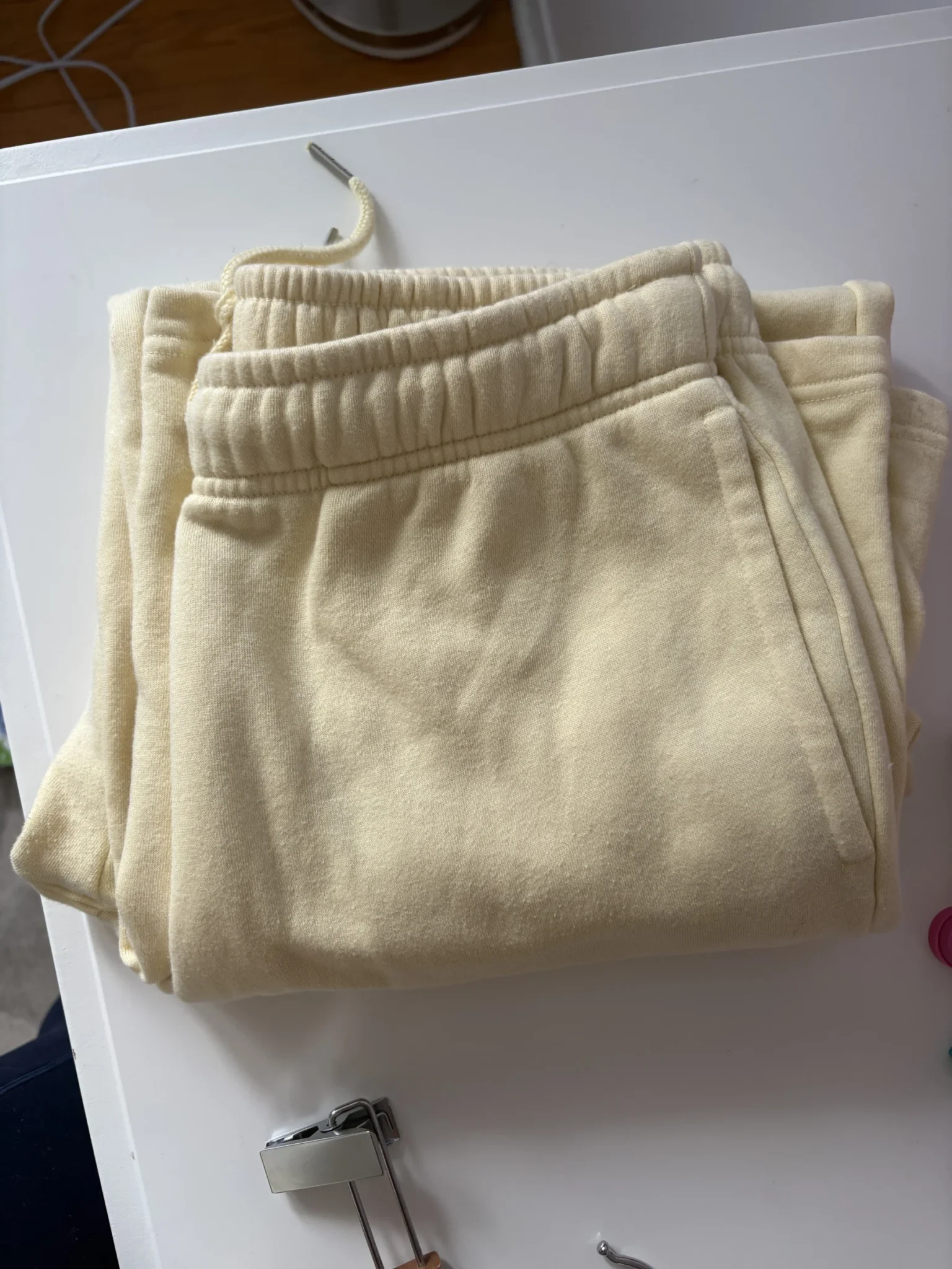 Image for Yellow jogger trousers