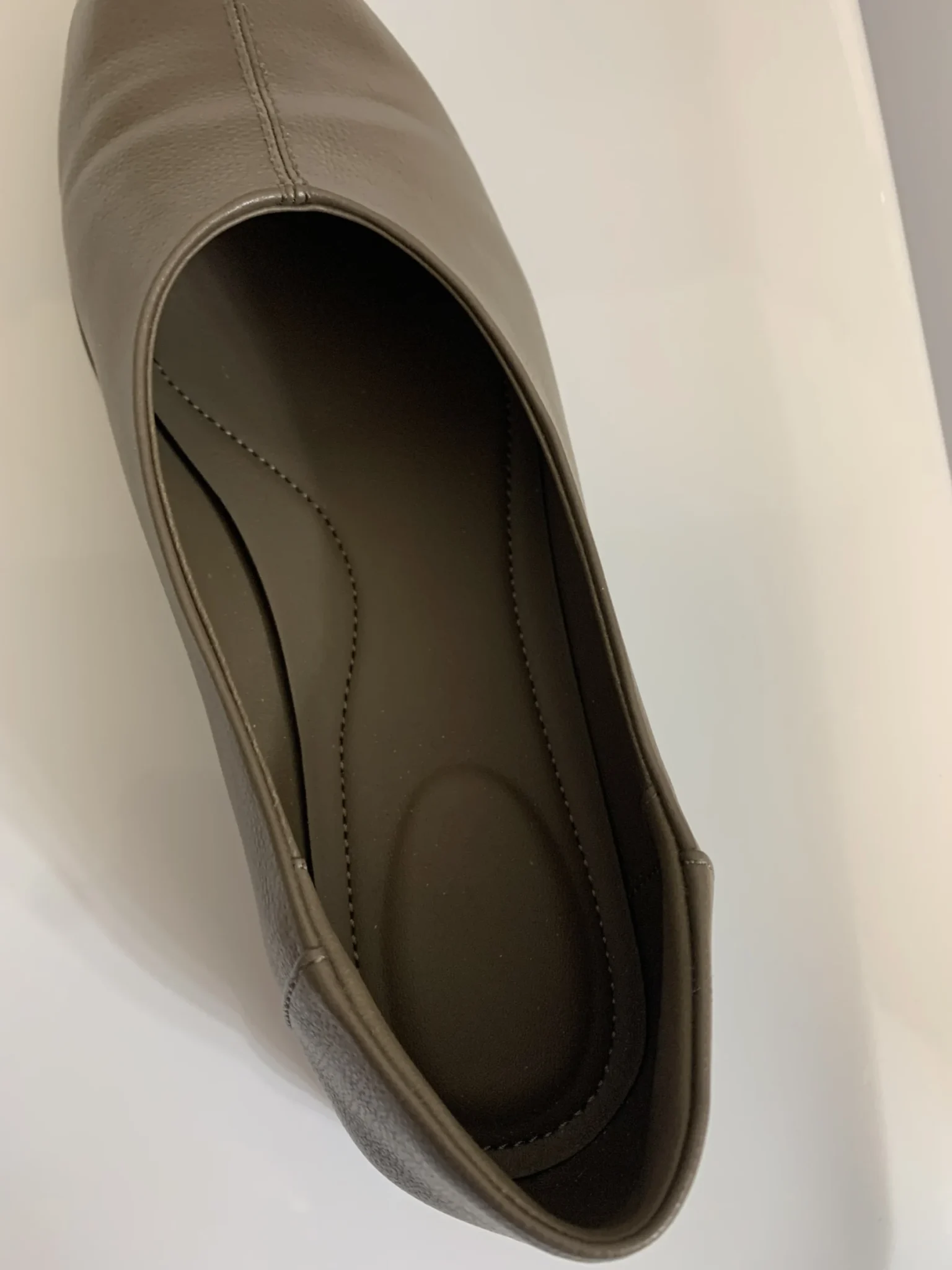 Image for Vegan leather ballet flats