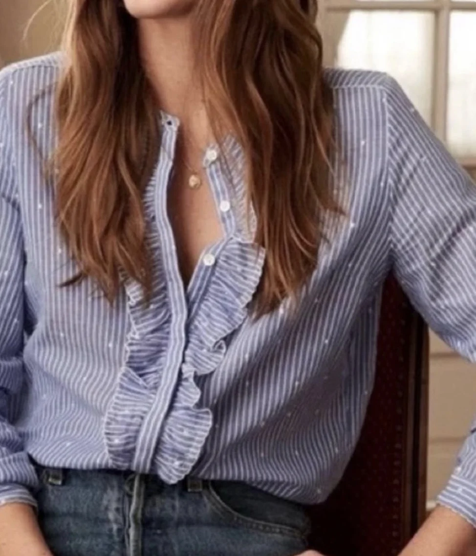 Blouse romantique Sézane seconde main