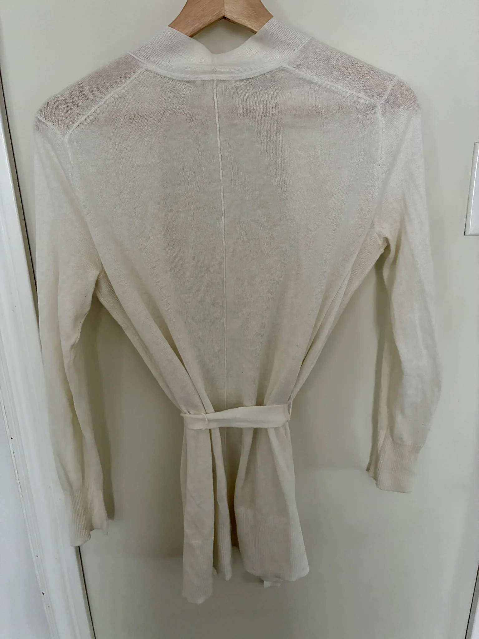 Image for Gilet en lin mélangé avec ceinture à nouer - Gap
