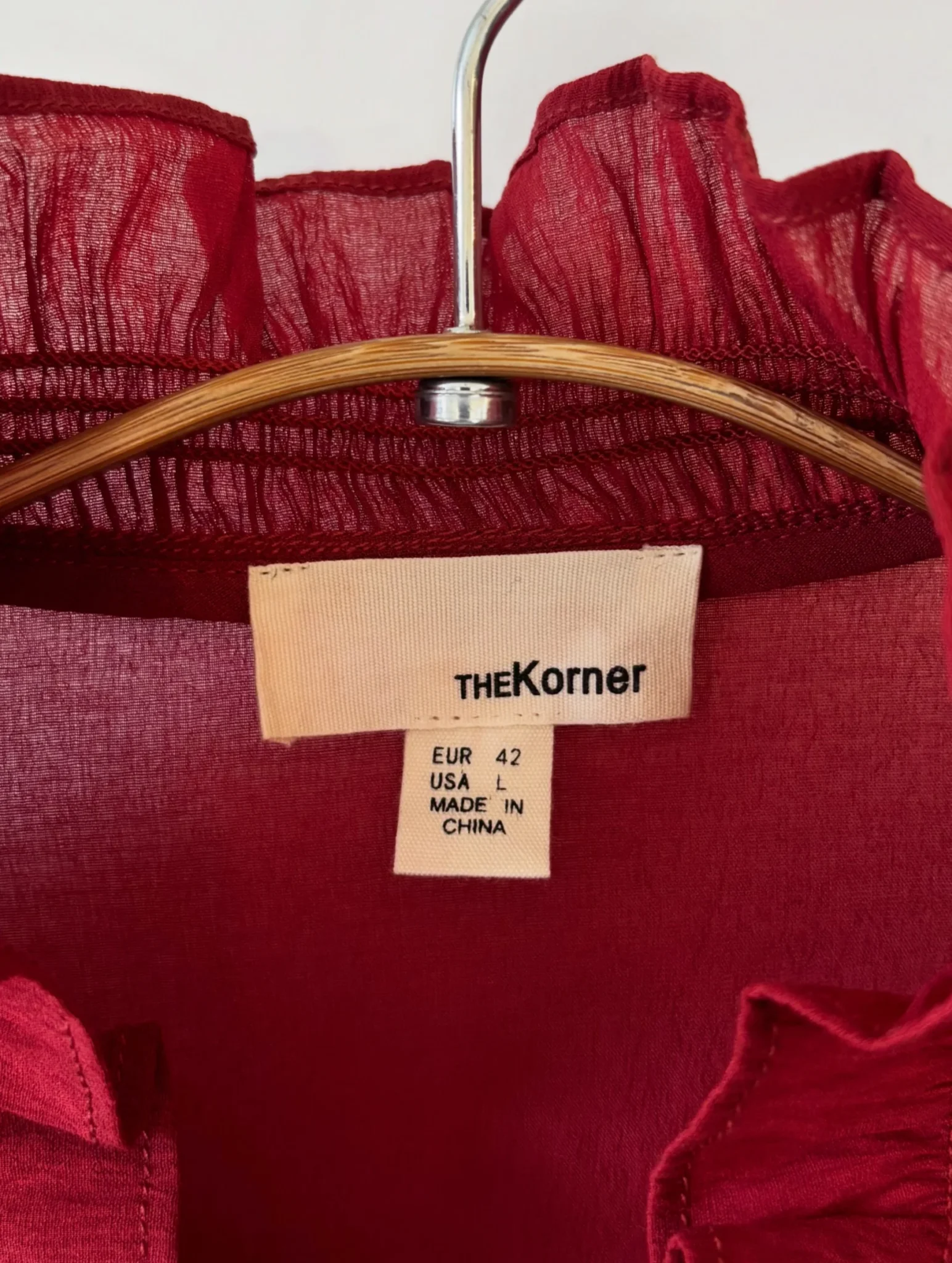 Image for ♥️Blouse rouge brique THE KORNER