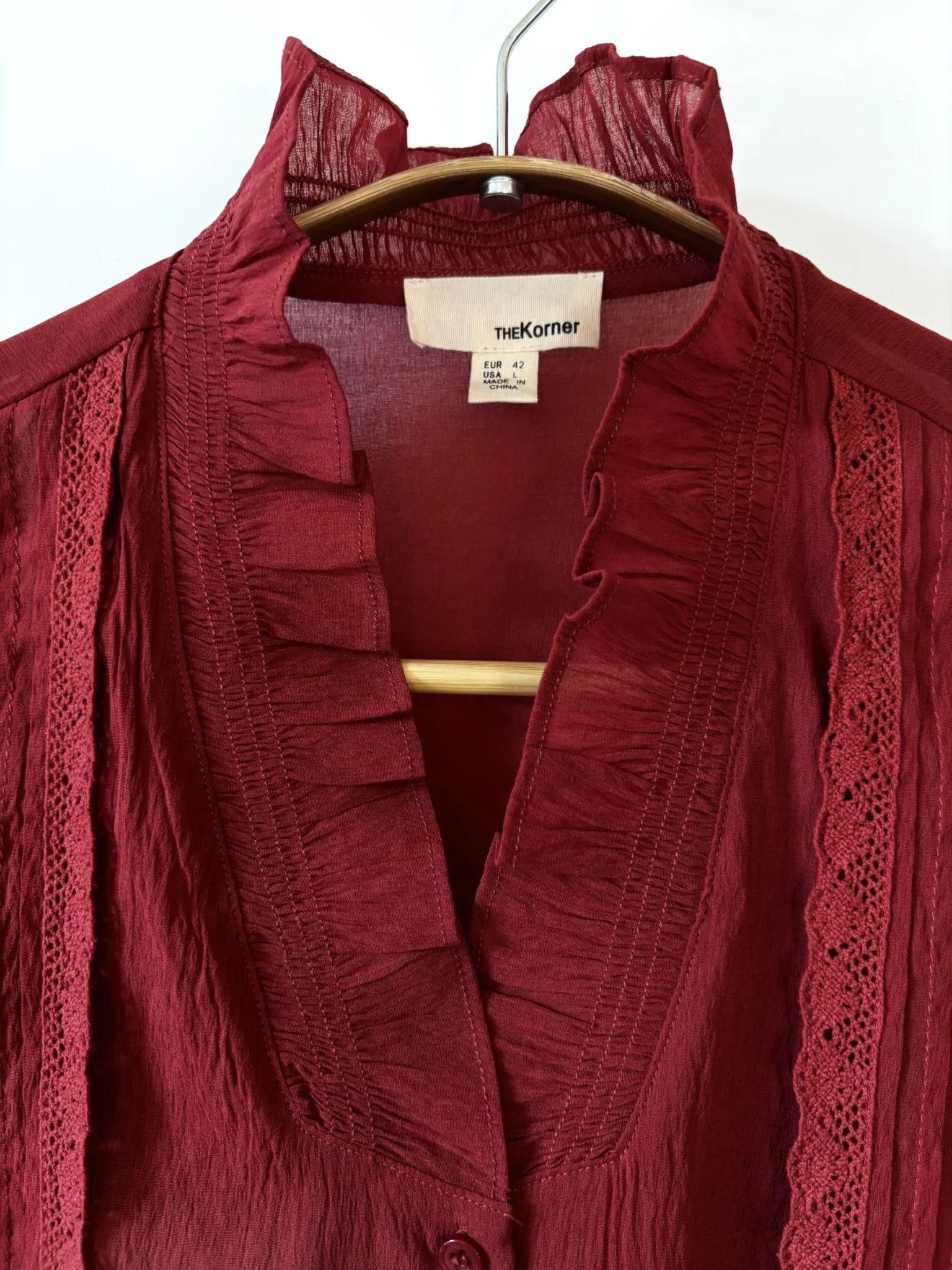 Image for ♥️Blouse rouge brique THE KORNER