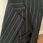 Thumbnail for Blazer noir rayée Ralph Lauren