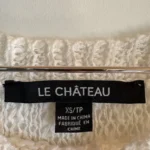 Thumbnail for Chandail en tricot blanc Le Chateau