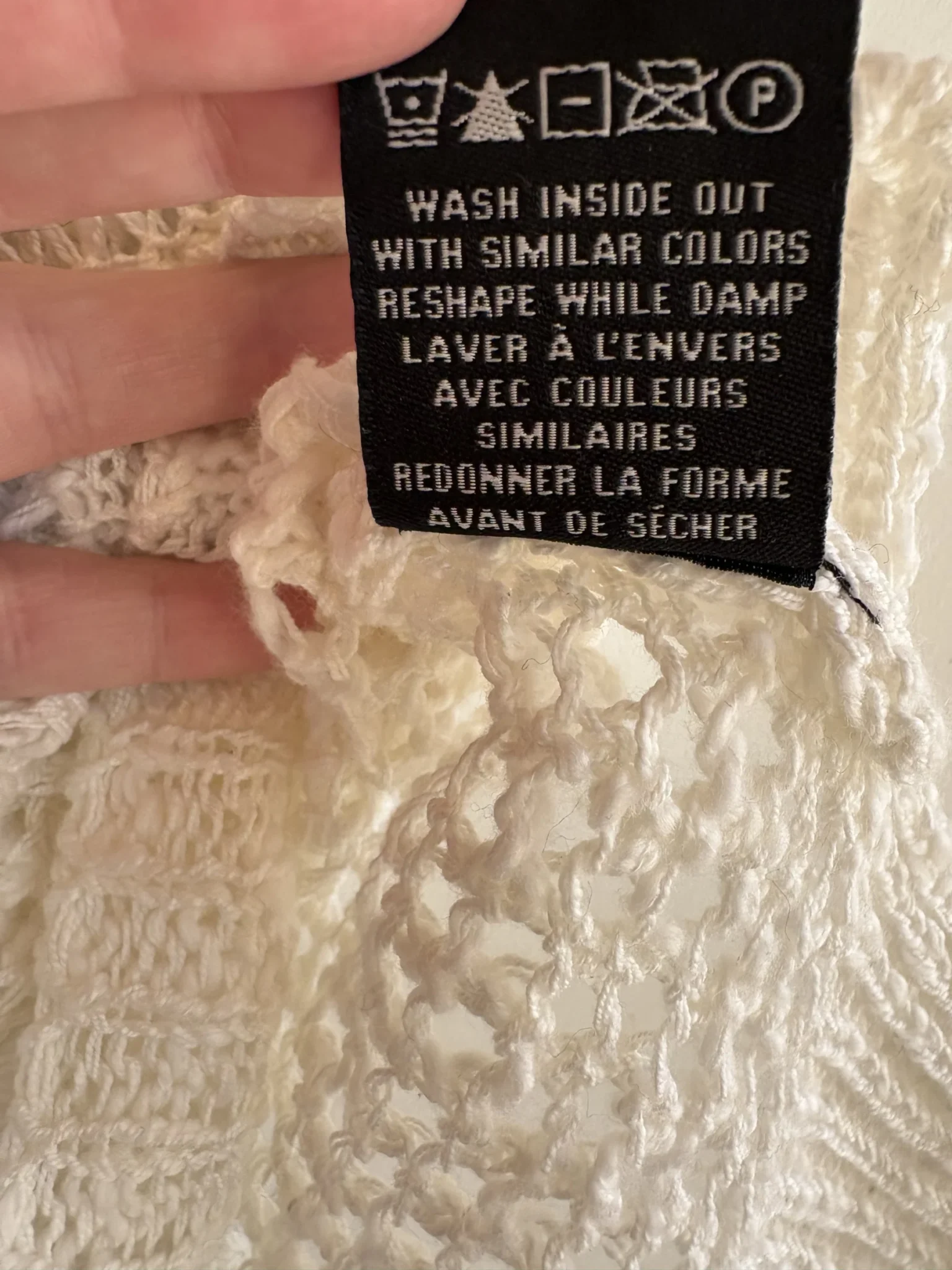 Image for Chandail en tricot blanc Le Chateau