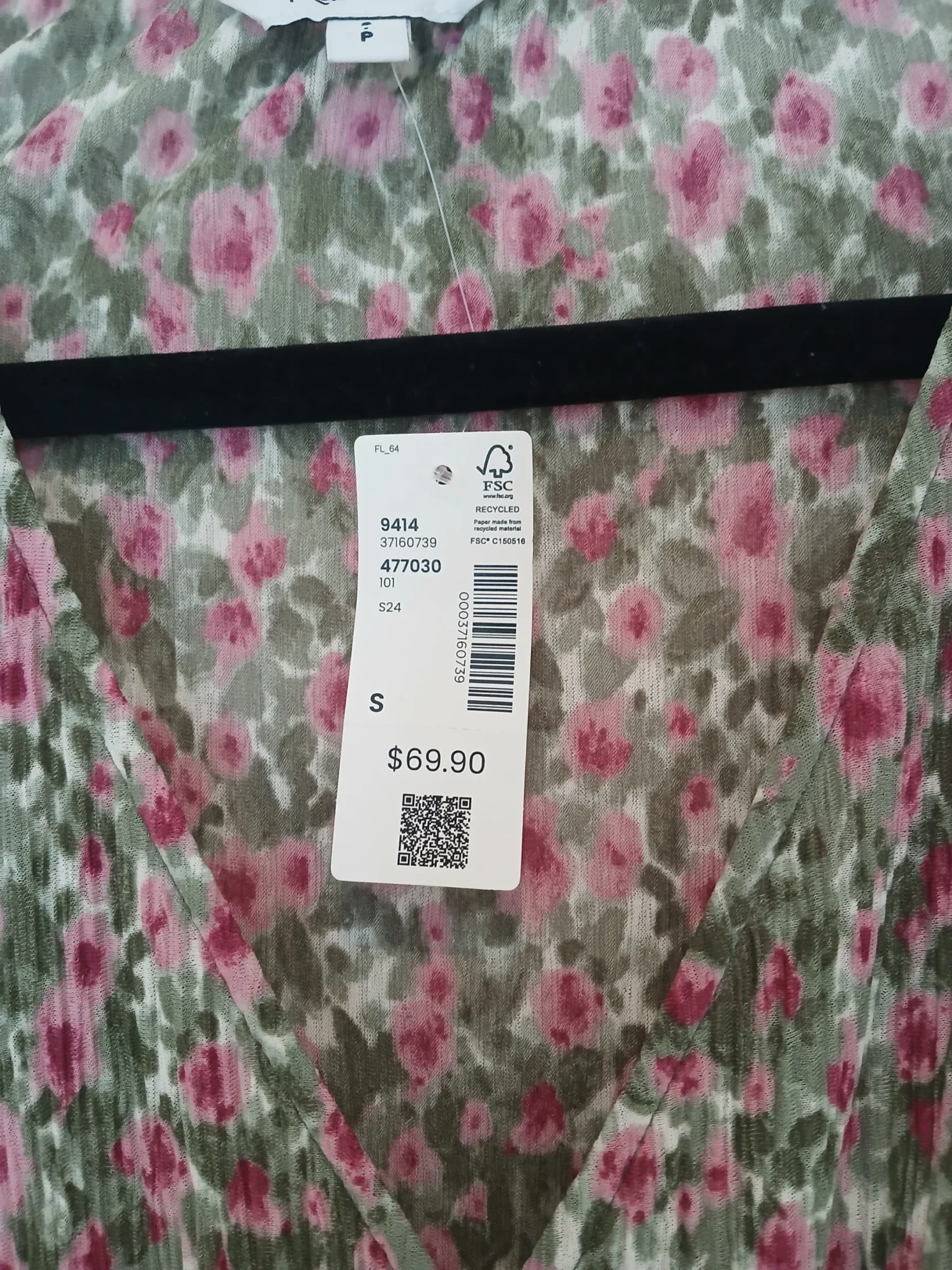 Image for Long dress with 🌸 patterns