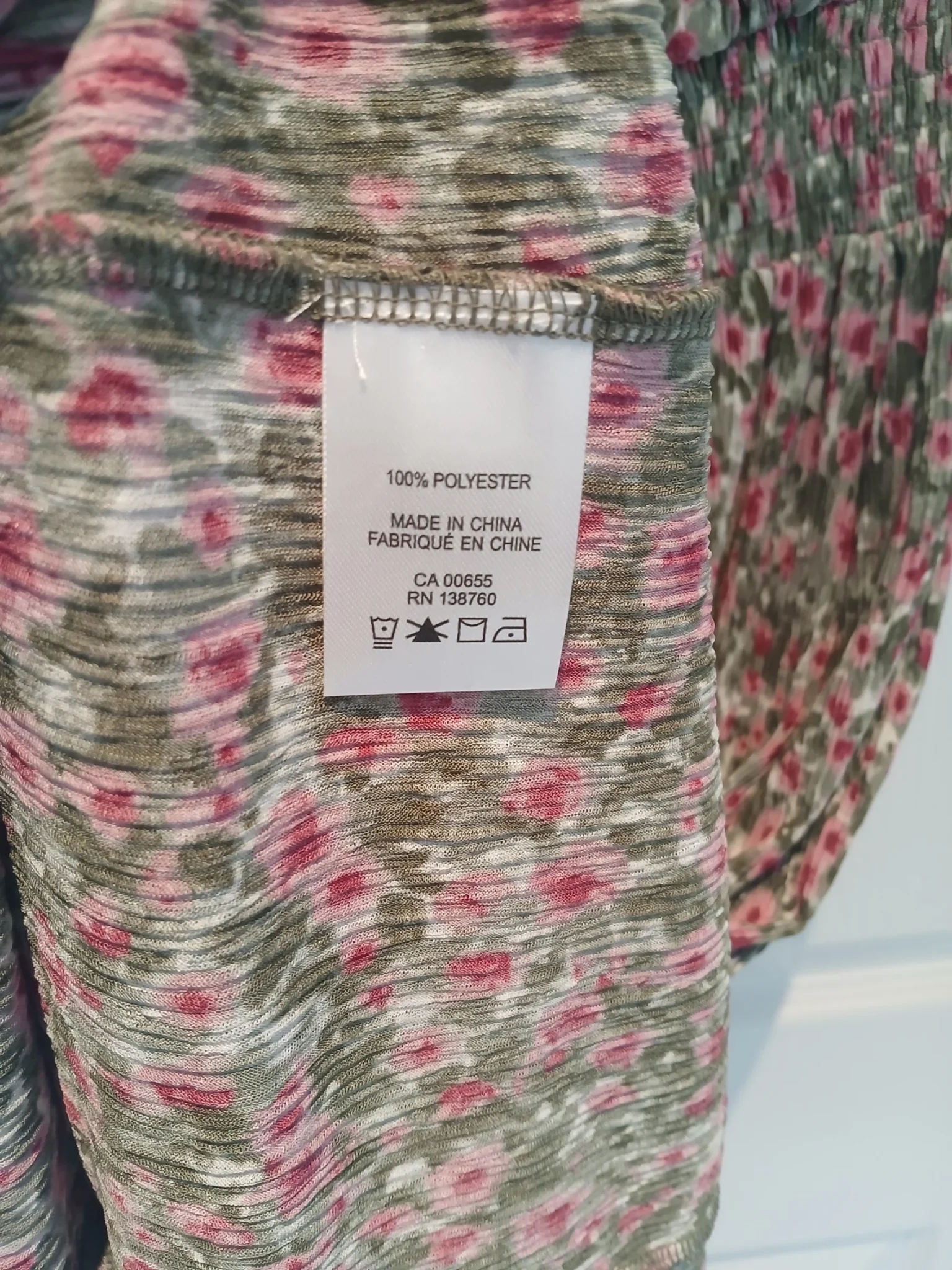 Image for Long dress with 🌸 patterns