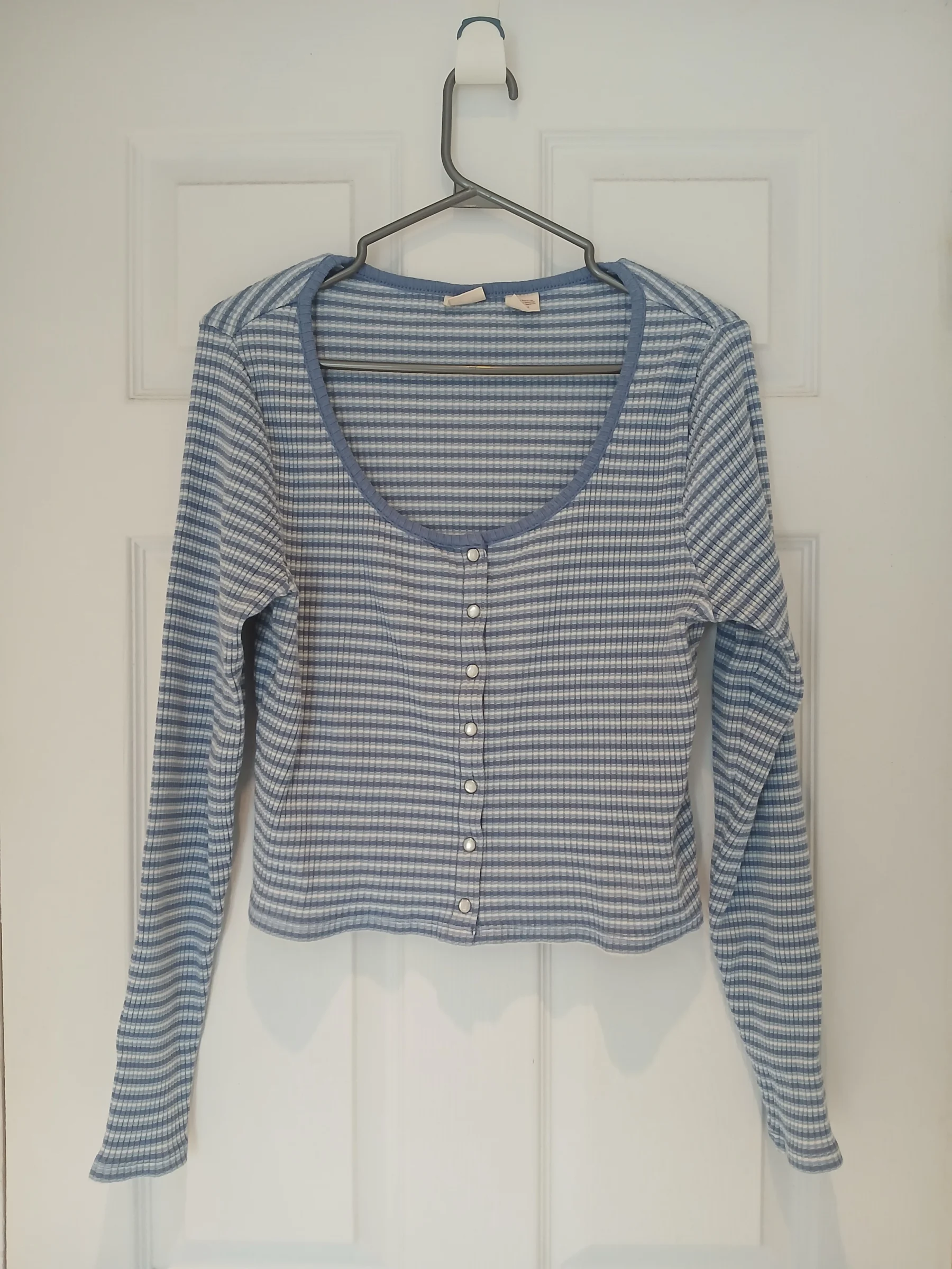Crop top rayé à manches longues Levis seconde main