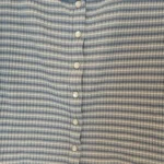 Thumbnail for Striped long-sleeved crop top