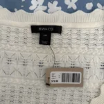 Thumbnail for Cream-coloured ribbed jumper