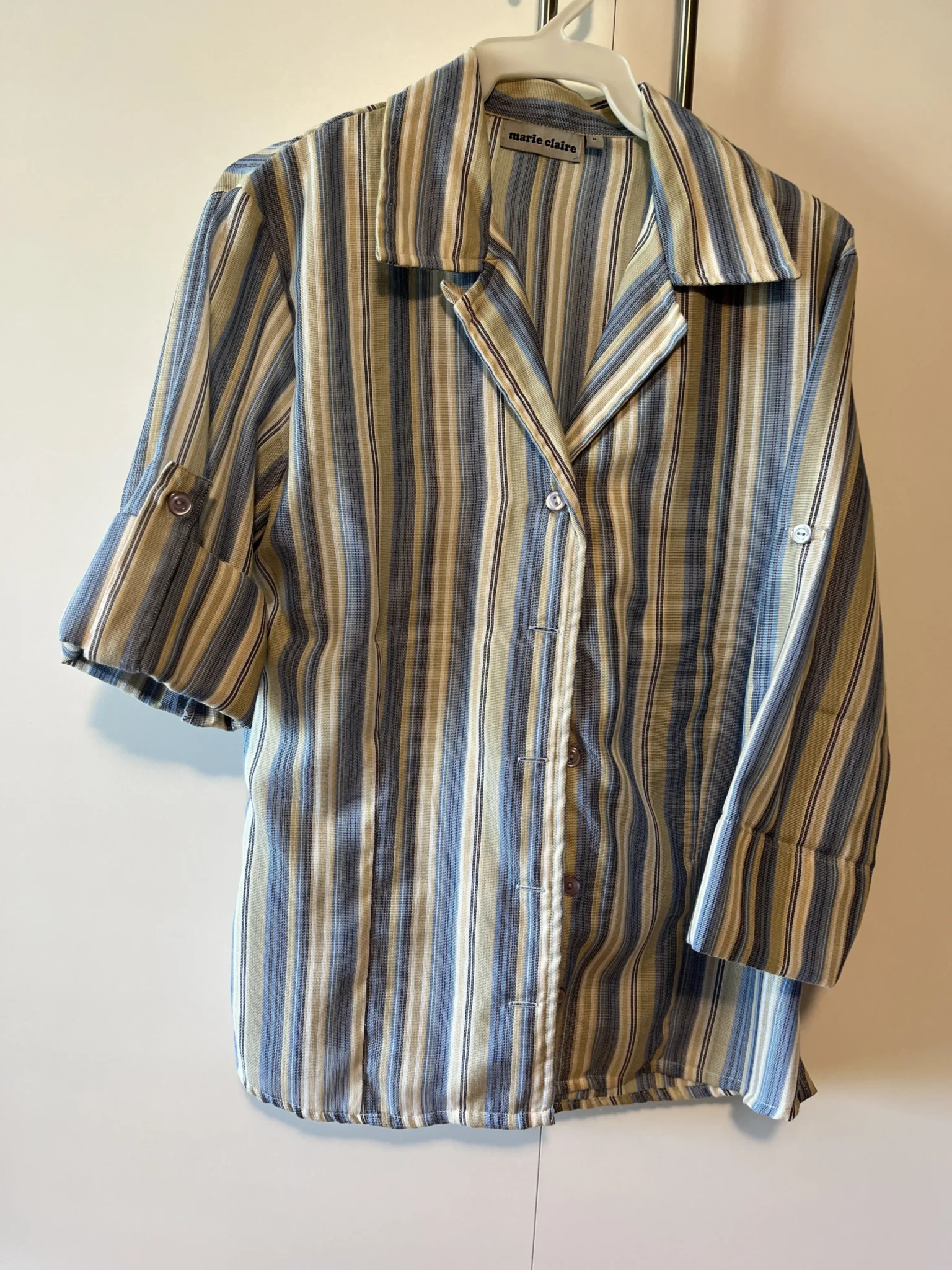 Featured image for Blouse rayée verticale - 100% coton - Marie Claire