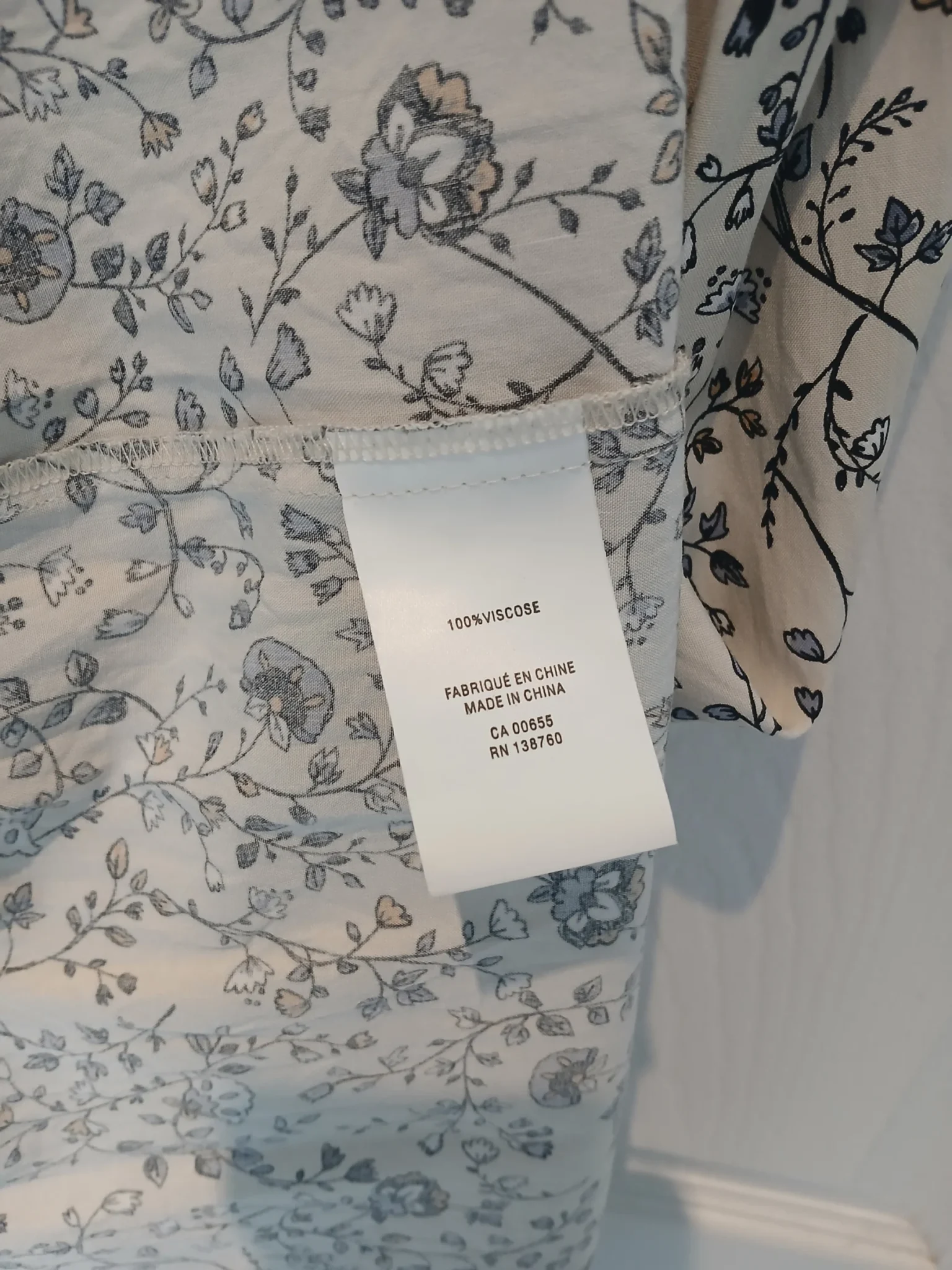 Image for Lightweight dress with 🌸 patterns