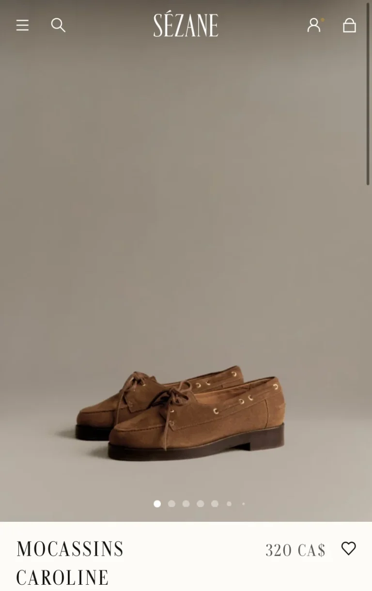 Featured image for Mocassin sezane