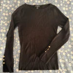 Featured thumbnail for New black ribbed jumper