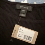 Thumbnail for New black ribbed jumper