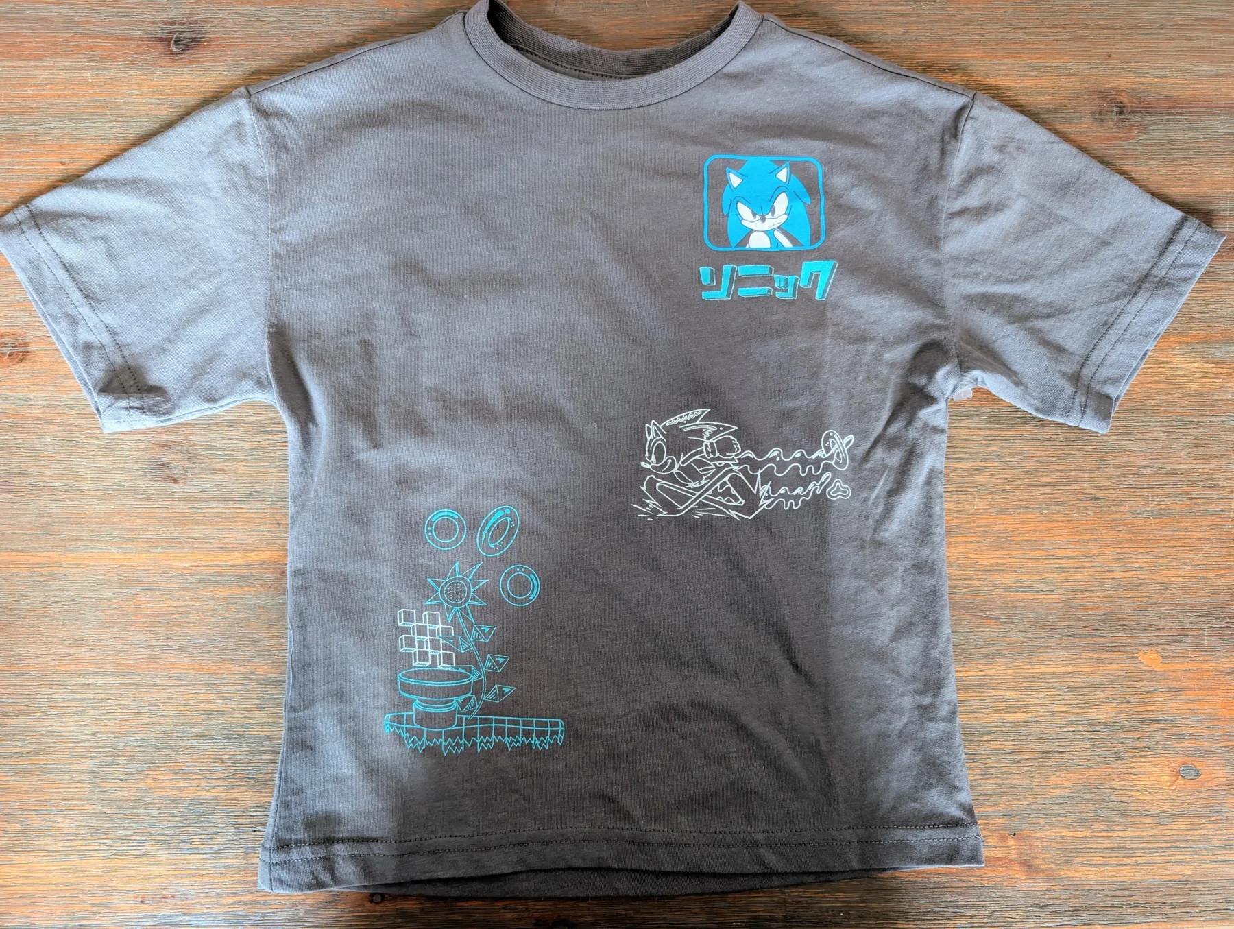 Sonic T-shirt, ages 3–4 *Other seconde main