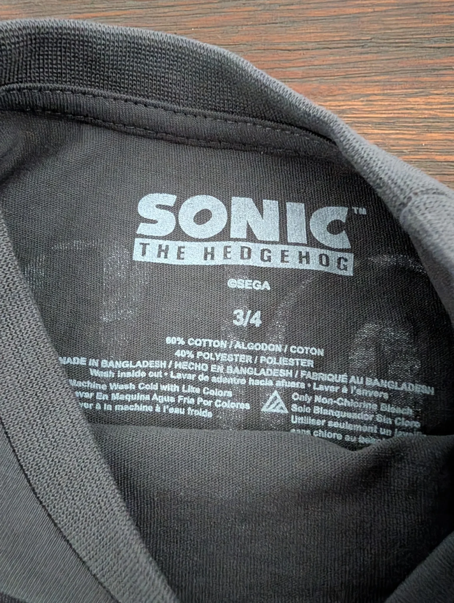 Image for Sonic T-shirt, ages 3–4