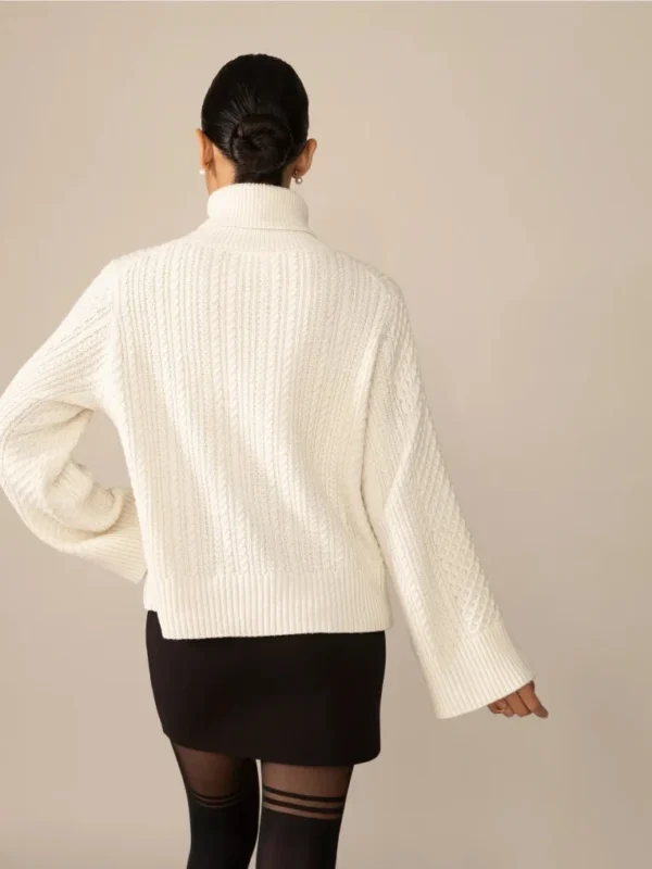 Image for Rachel cable-knit jumper