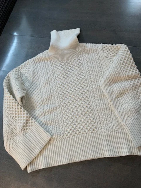Image for Rachel cable-knit jumper