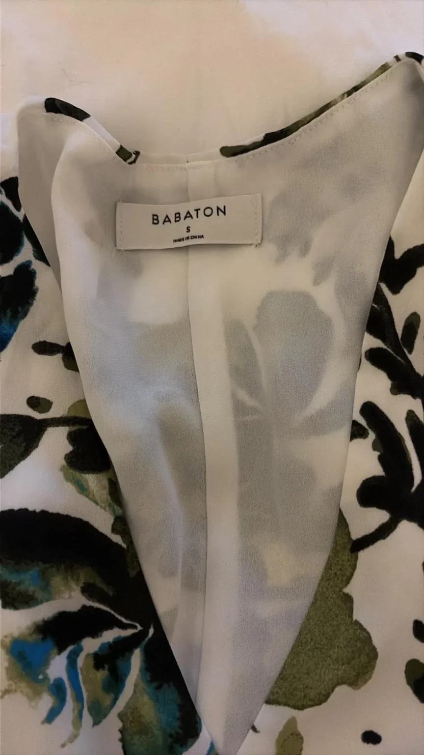 Image for Babaton short crepe dress