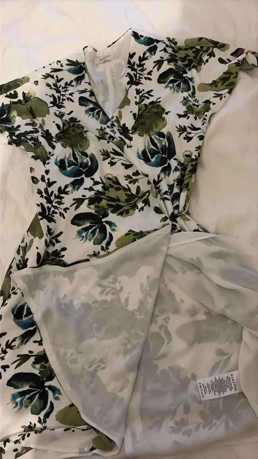 Image for Babaton short crepe dress