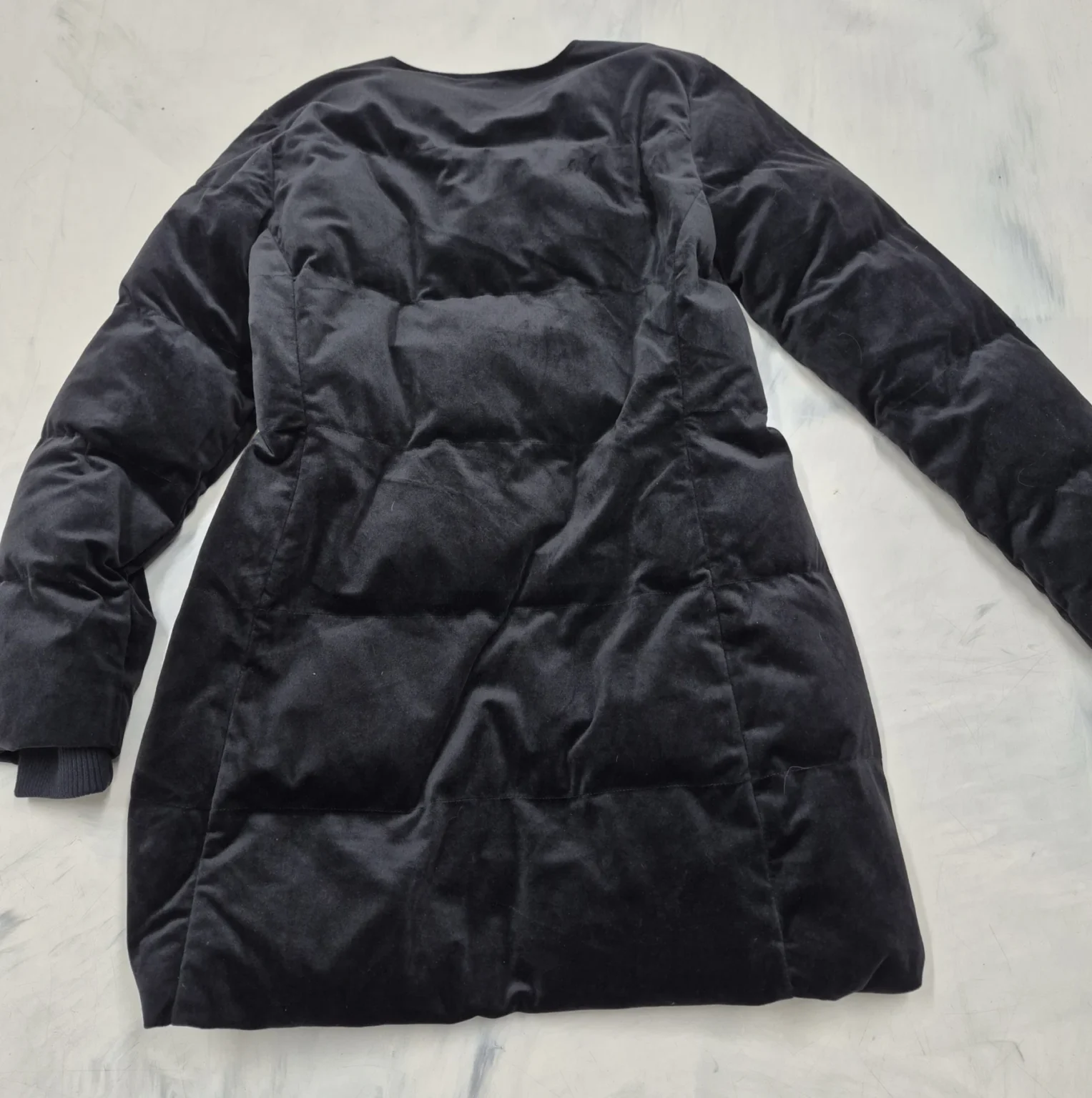 Image for In Wear padded velvet coat