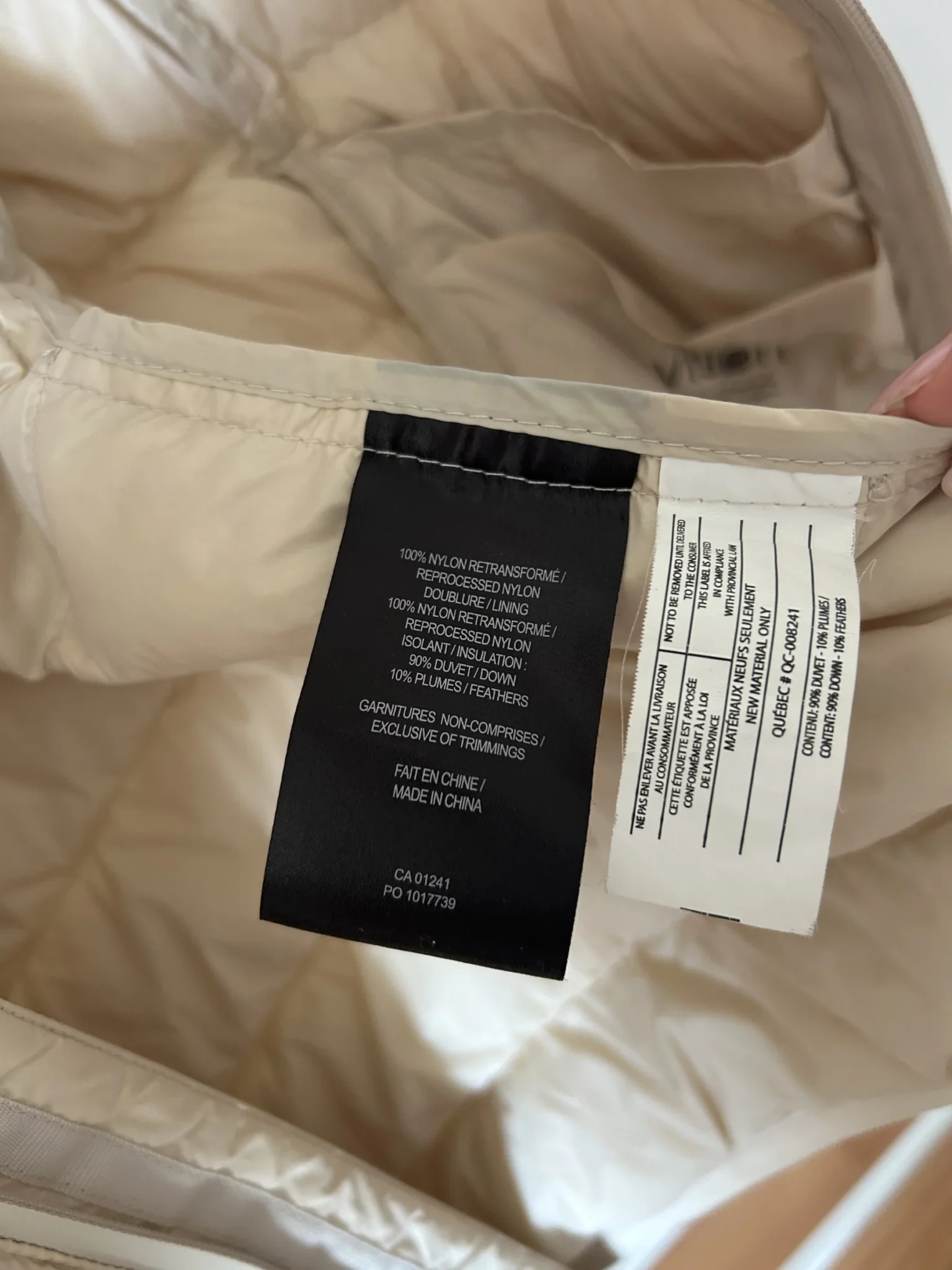 Image for Lightweight quilted down coat – Simons – XS