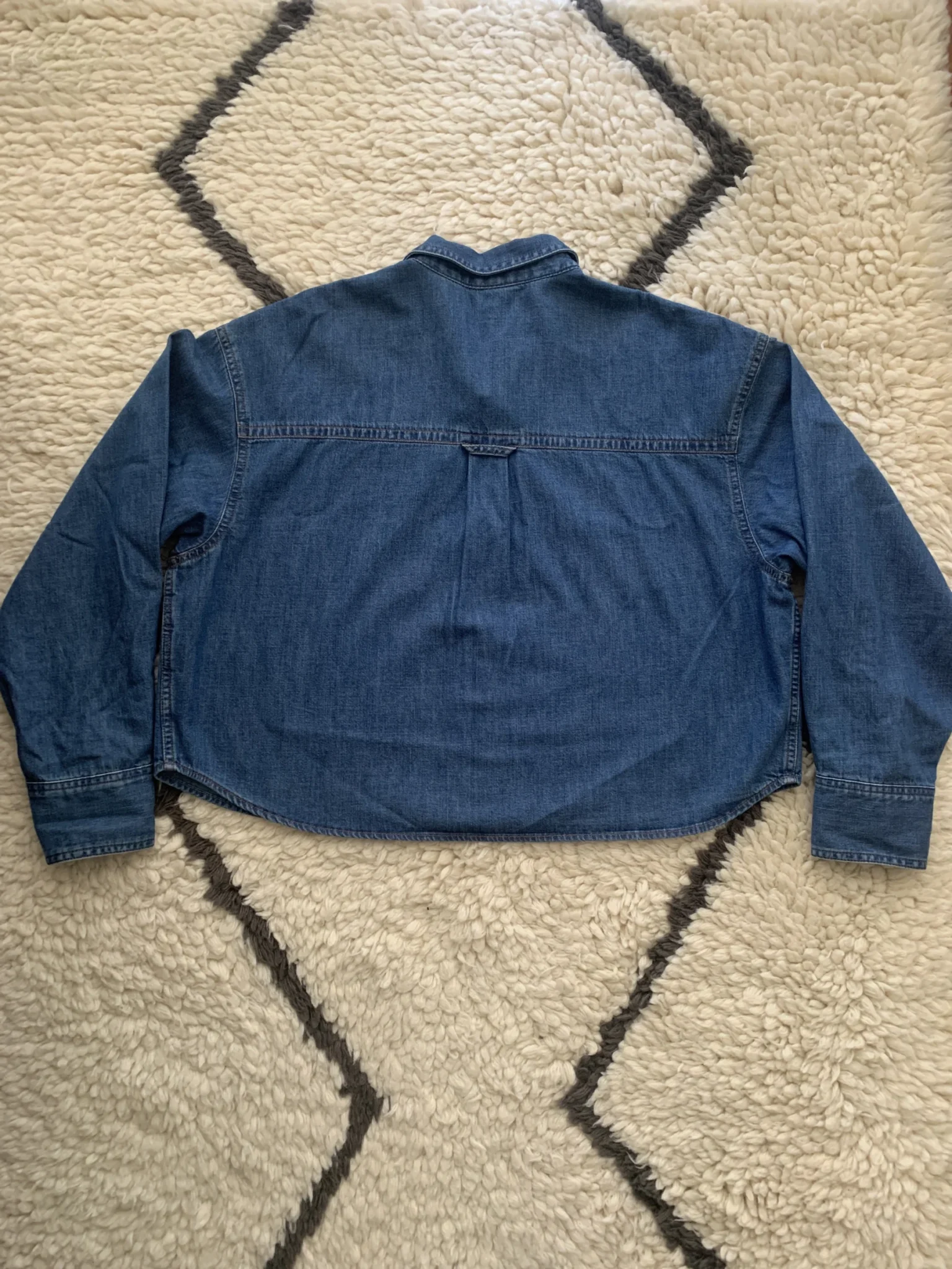 Image for J.Crew cropped denim shirt