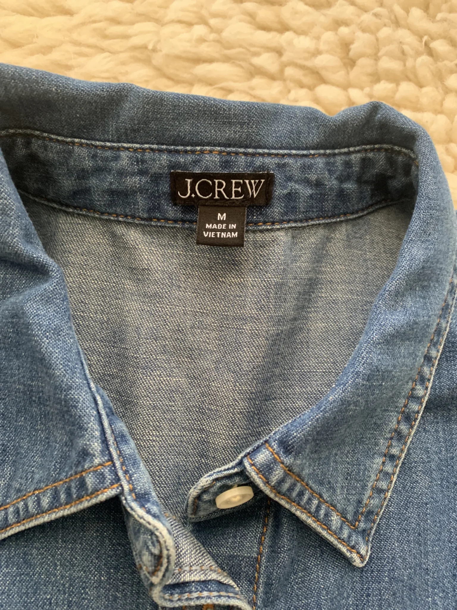 Image for J.Crew cropped denim shirt