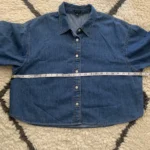 Thumbnail for J.Crew cropped denim shirt