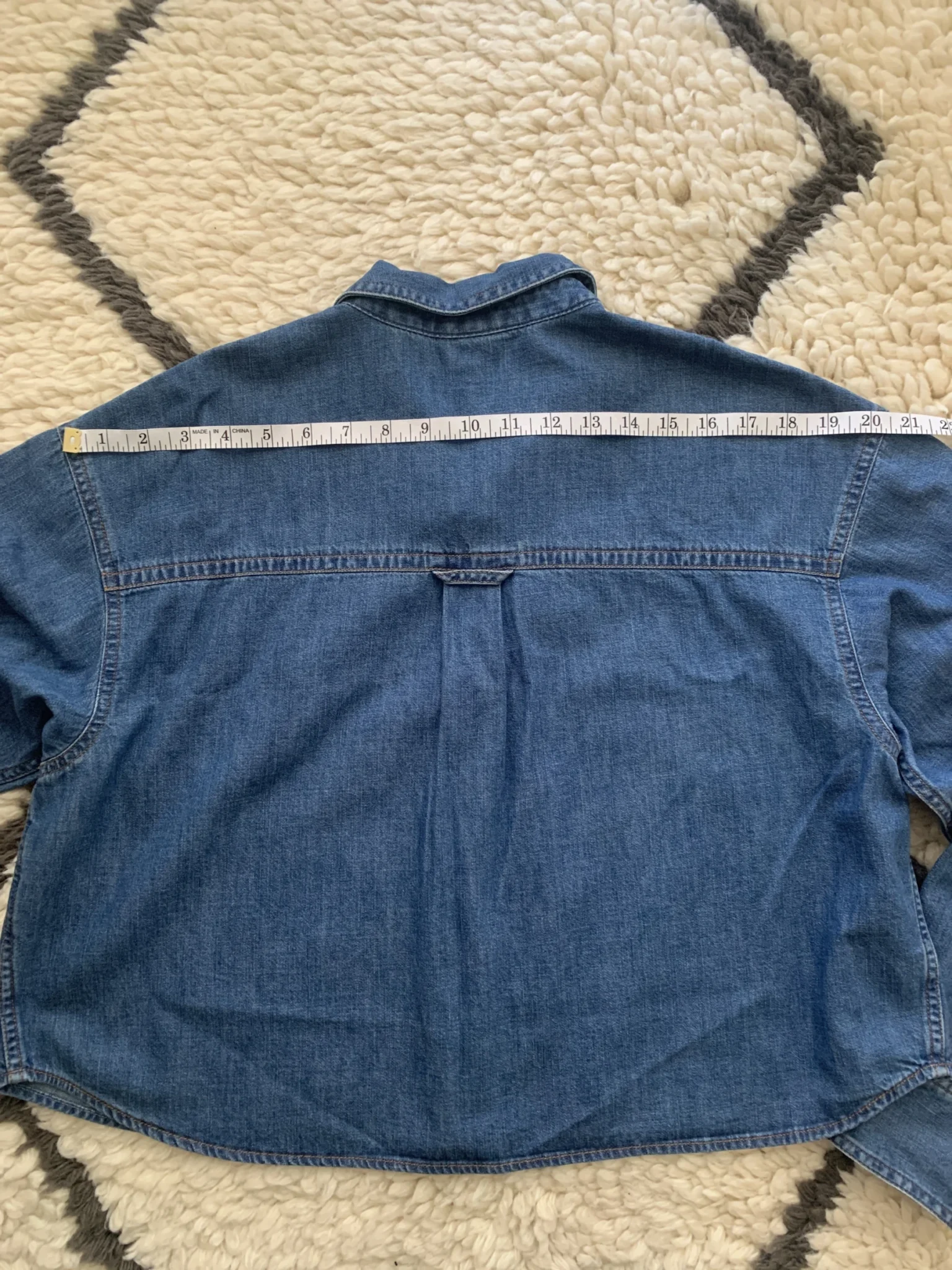 Image for J.Crew cropped denim shirt