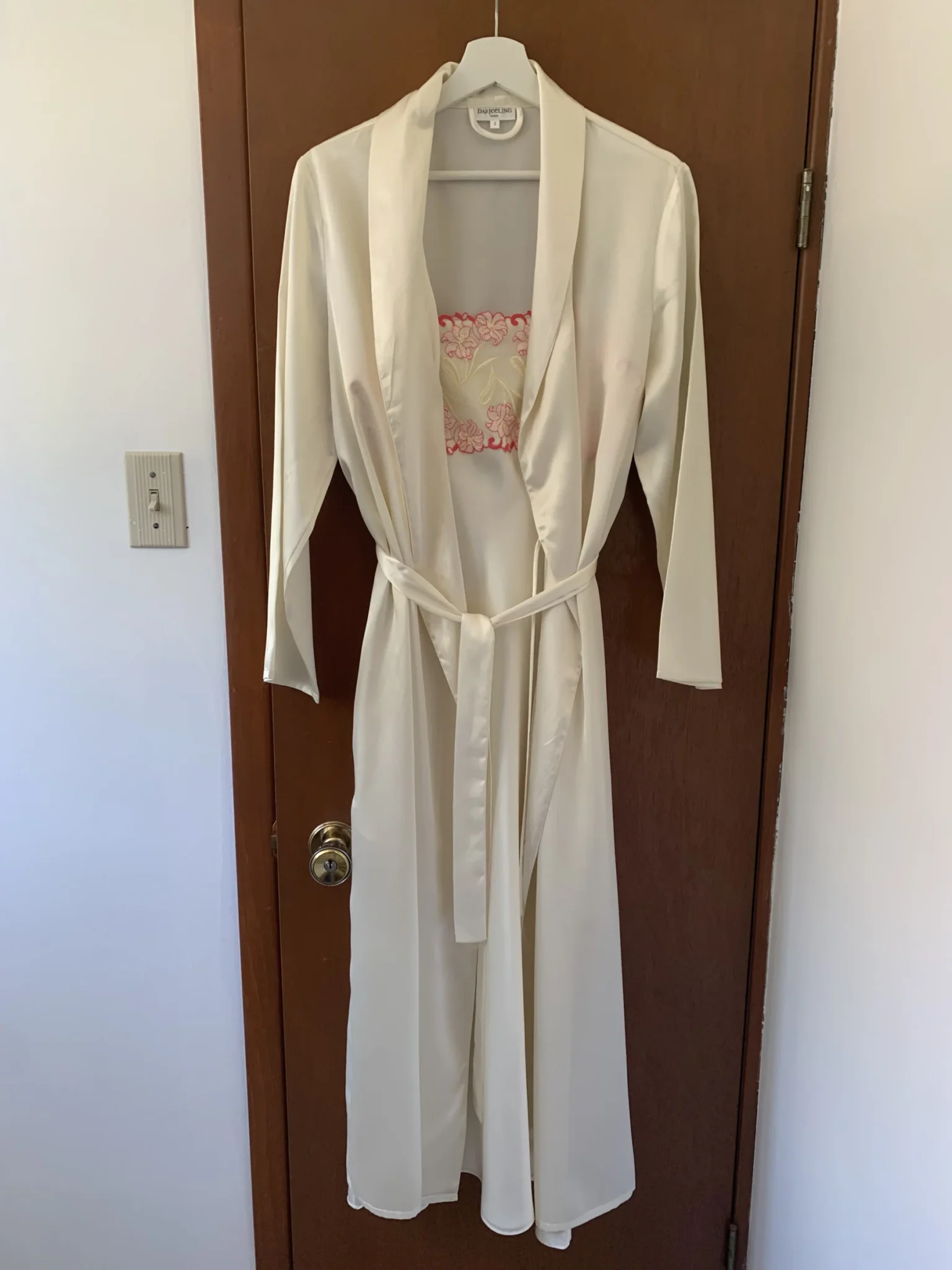 Image for Long nightdress and matching dressing gown