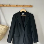 Thumbnail for Loose-fitting jacket – Black, size XS