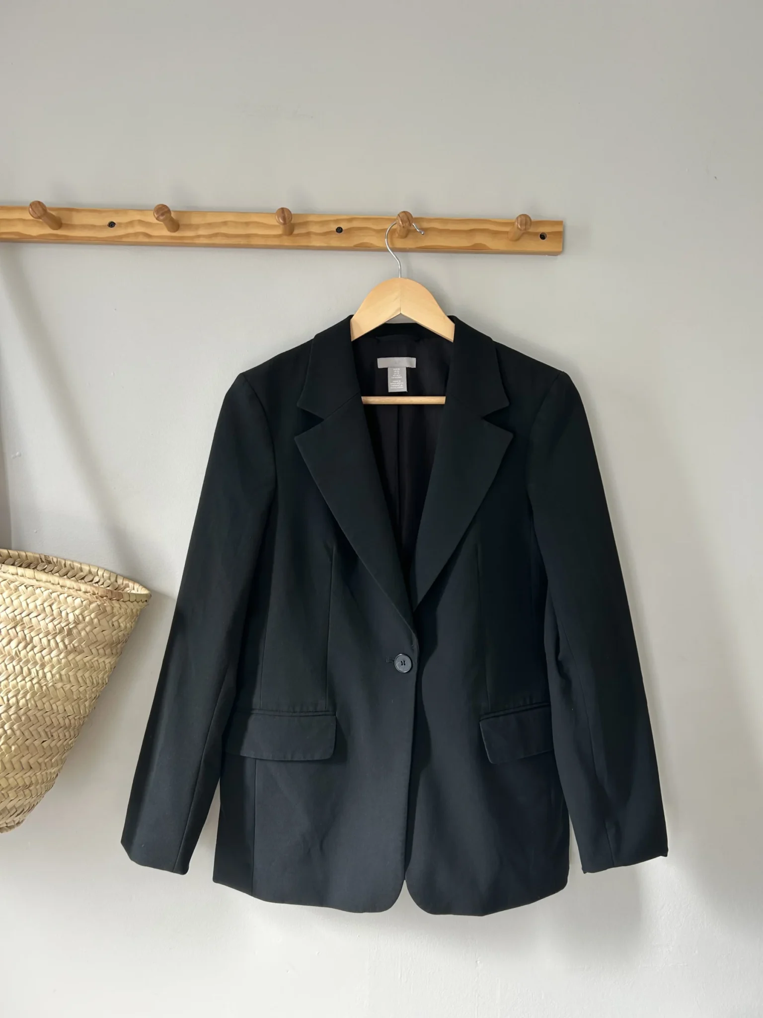 Image for Loose-fitting jacket – Black, size XS