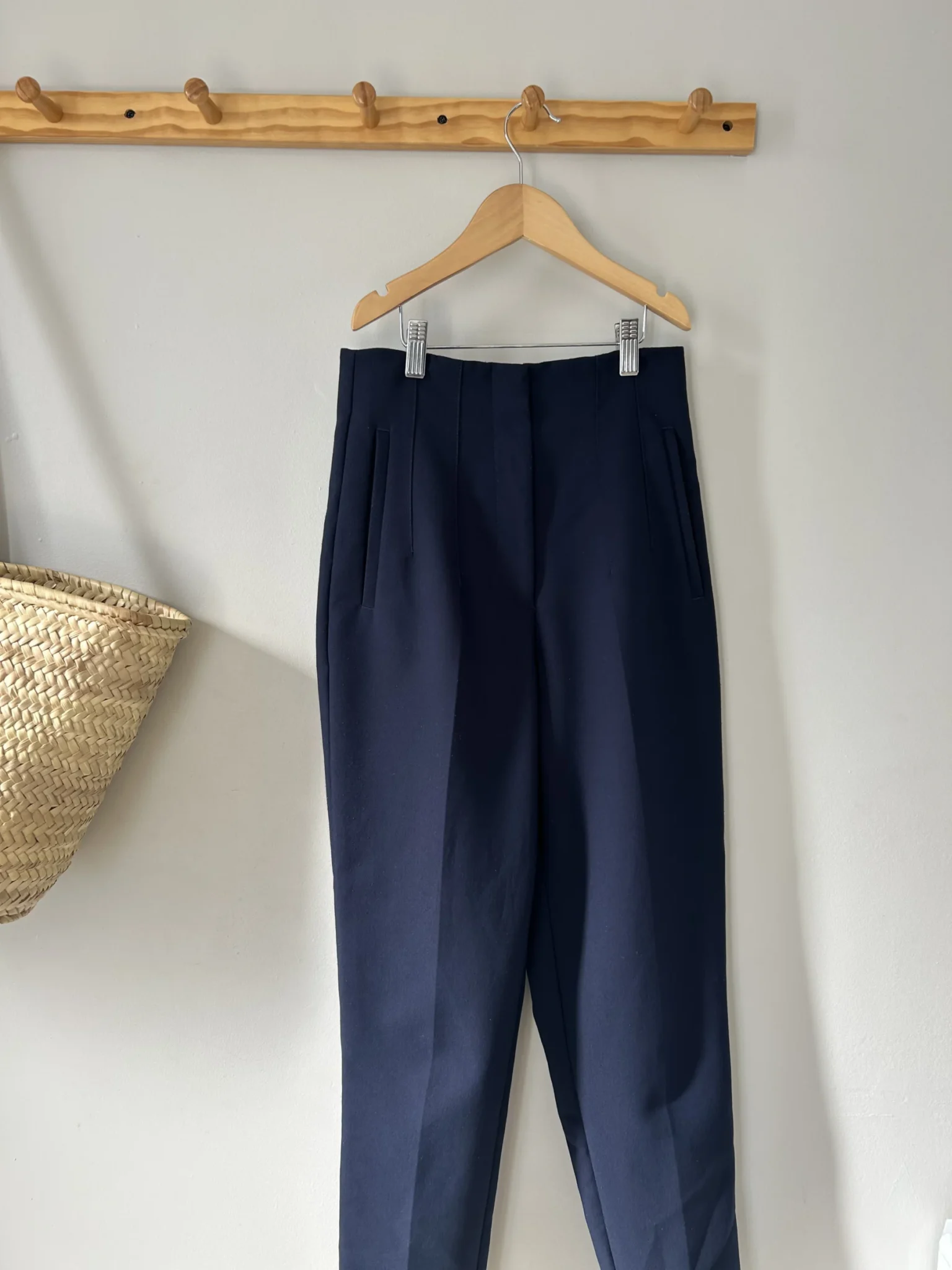 Image for Navy work trousers – Zara, XS