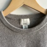 Thumbnail for 100% cashmere jumper – Short sleeves – Small