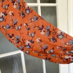 Thumbnail for Floral blouse with puffed sleeves