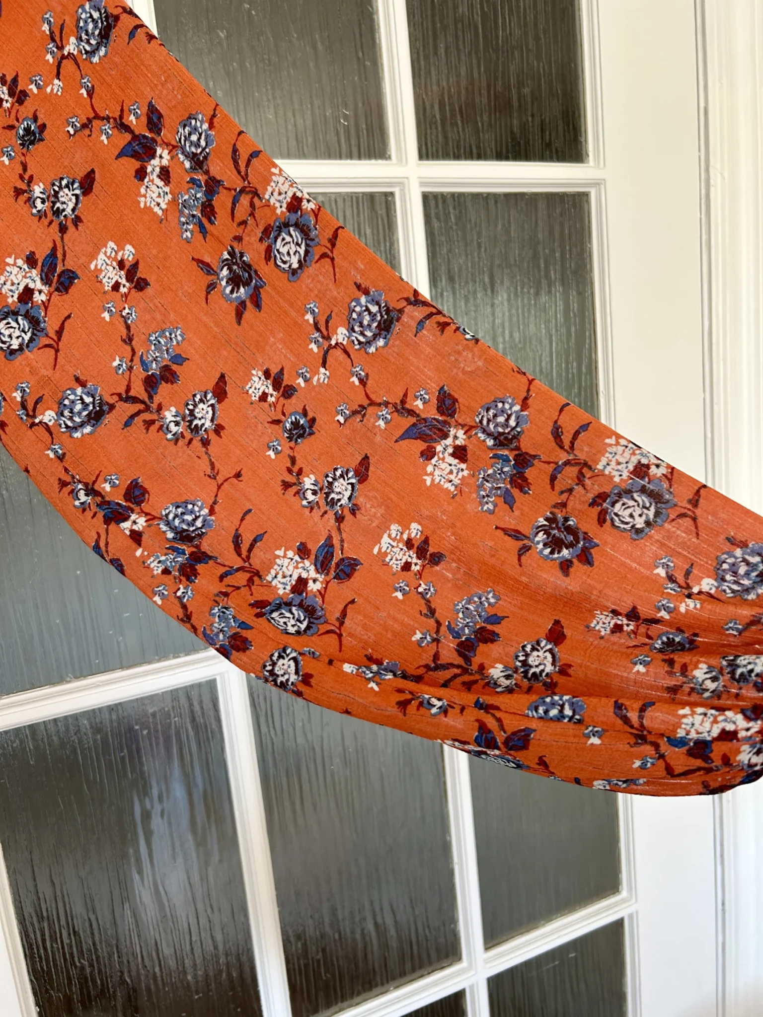 Image for Floral blouse with puffed sleeves