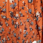 Thumbnail for Floral blouse with puffed sleeves